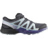 Sapatilhas Montanha Salomon de Speedcross Turbulence/Ballad Blue/Liberty Infantil