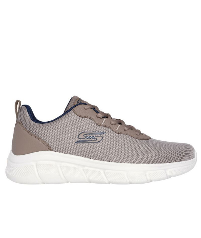 Sapatilhas Skechers Homem Bobs B Flex - Icy Ed Castanho Cinzento