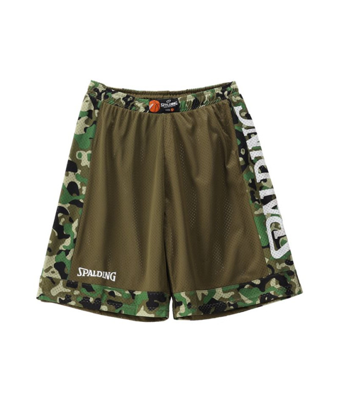 Pamtalones de Baloncesto Spalding Reversible Pamtaloness Hombre Camuflaje/Caqui