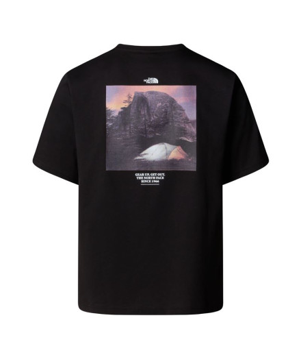 T-shirt The North Face Camping Homme Graphic Ss Black 2