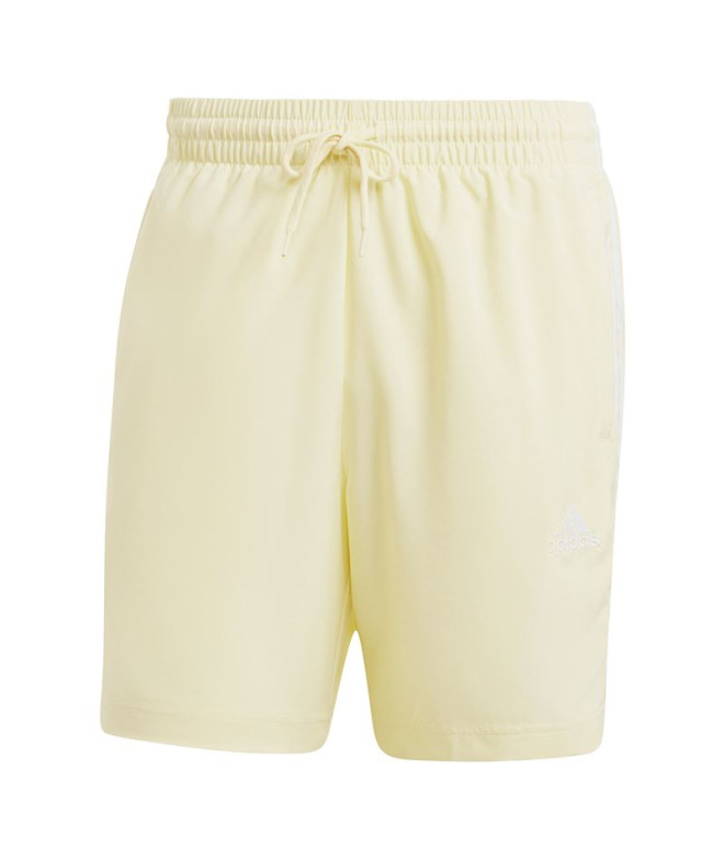 Calça adidas Homem Aeroready Essentials Chelsea 3-Stripes Amarelo