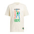 Camiseta de Baloncesto adidas Worldwide Hoops All Over Print Hombre Blanco Roto