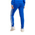 Calça adidas French Terry Mulher Essentials 3 Bands Cuffed Blue