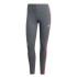 Malhas adidas Mulher Essentials 3-Stripes High Waisted Single Jersey Cinzento
