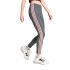 Mallas adidas Essentials 3 Bandas High Waisted Single Jersey Mujer Gris