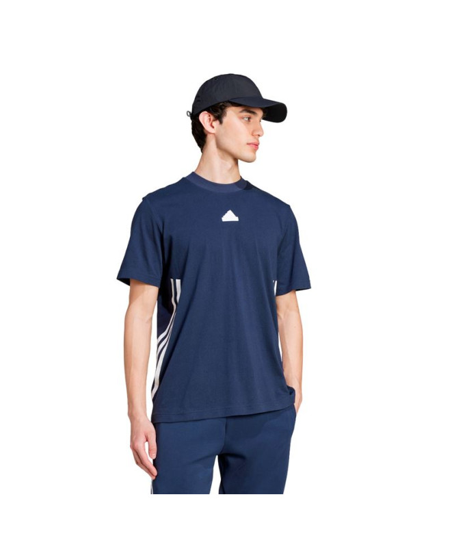 T-shirt adidas Homme Future Icons 3-Stripes Bleu