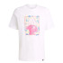 T-shirt adidas Homme Gribouillis Graphique Blanc