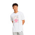 T-shirt adidas Homme Gribouillis Graphique Blanc