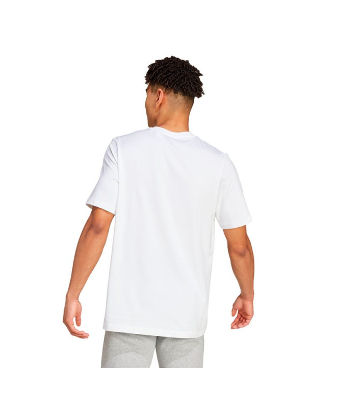 T-shirt adidas Homme Gribouillis Graphique Blanc