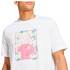 T-shirt adidas Homme Gribouillis Graphique Blanc