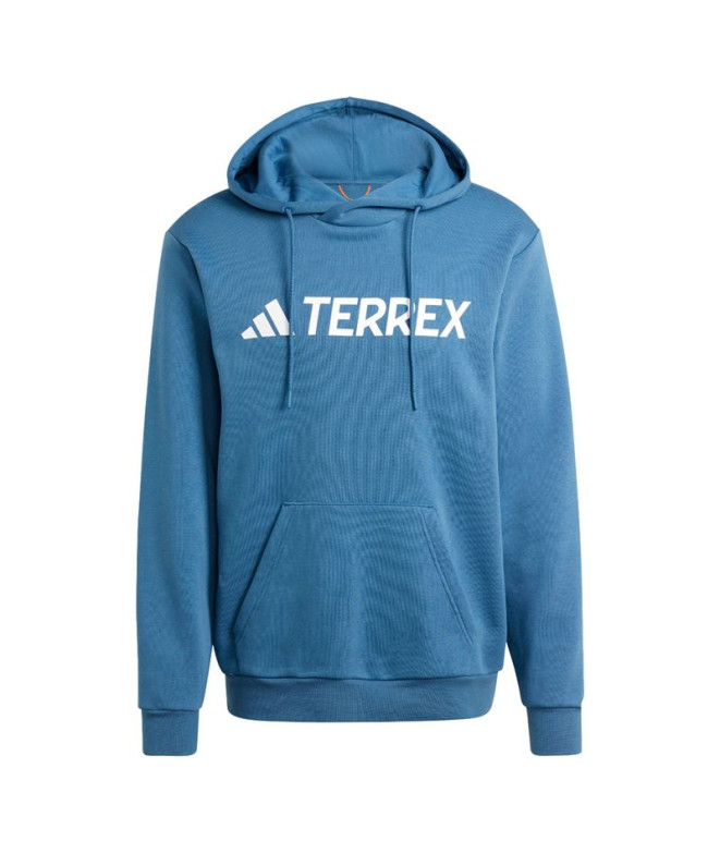 Sweat Montagne adidas Homme by Terrex Multi Large Logo Hoody Blue