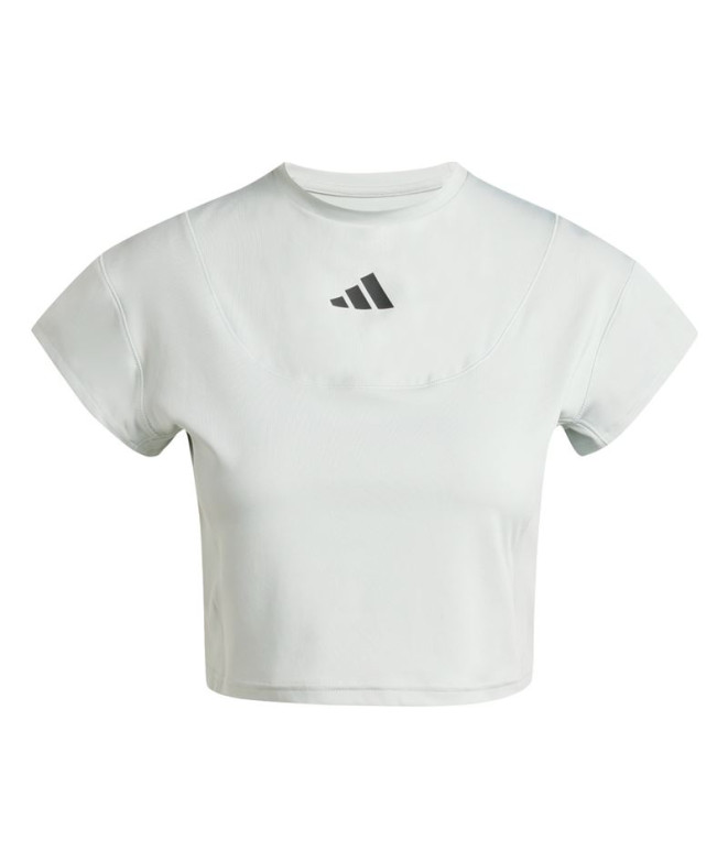 T-shirt adidas Femme Ce G Cro Silver