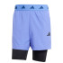 Calça Fitness adidas Homem de Gym+ 2In1 Short Azul/Preto
