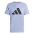 Camiseta Fitness adidas Homem de Tr-Es Fr Logo Violet/Black