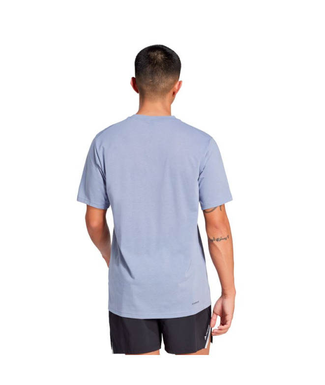 Camiseta Fitness adidas Homem de Tr-Es Fr Logo...