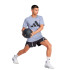 Camiseta Fitness adidas Homem de Tr-Es Fr Logo Violet/Black