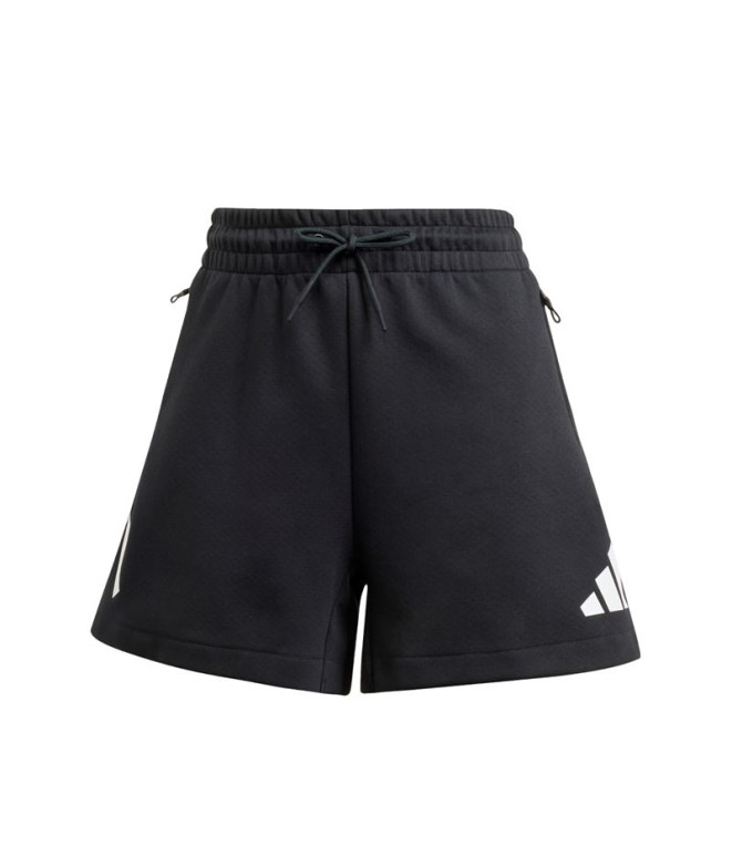 Pantalons adidas Femme Short Z.N.E. Noir/Blanc