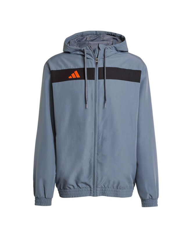 Moletom Futebol adidas Homem de Tiro Es Hood Blue