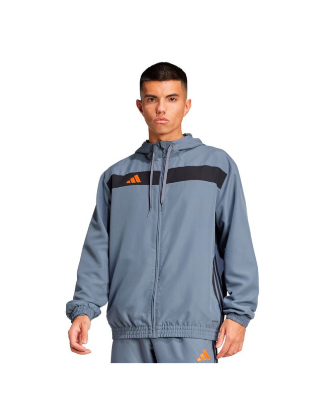 Moletom Futebol adidas Homem de Tiro Es Hood Blue