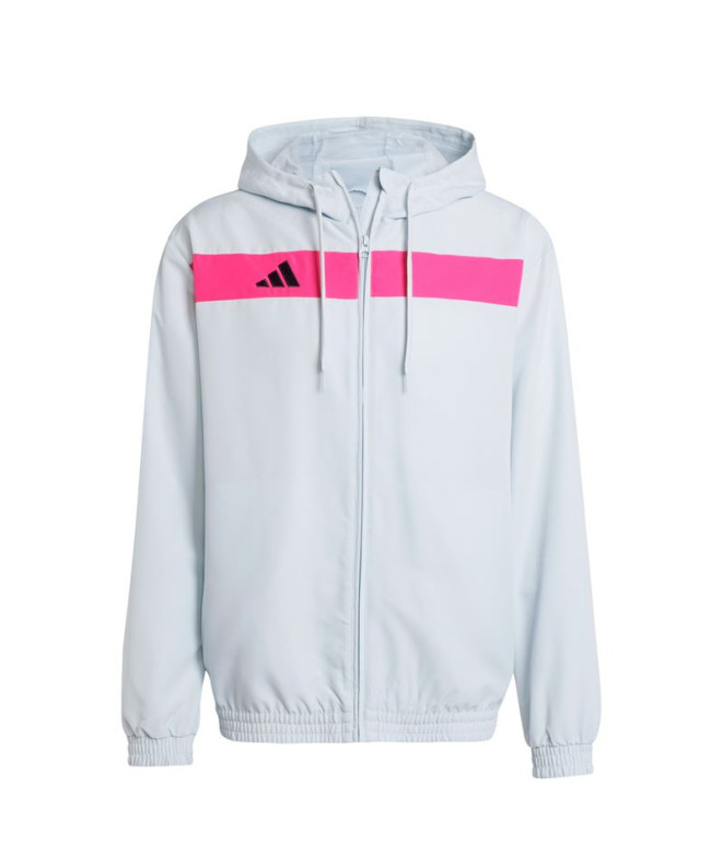 Moletom Futebol adidas Homem de Tiro Es Hood Cinzento