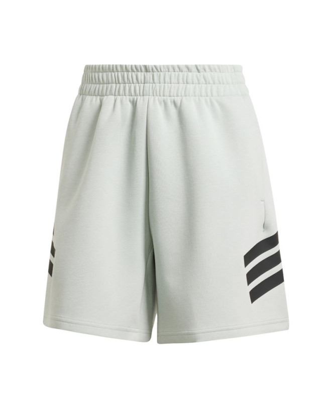 Pantalones adidas Future Icons 3Bandas Short Mujer Plata