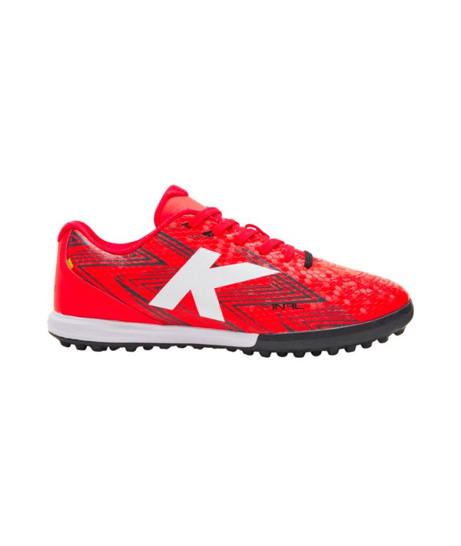 Botas De Fútbol Kelme Final Turf Rojo y Blanco
