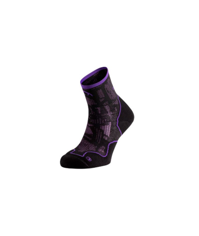 Calcetines de Trail Lurbel Desafio Blur Four Negro/Violeta