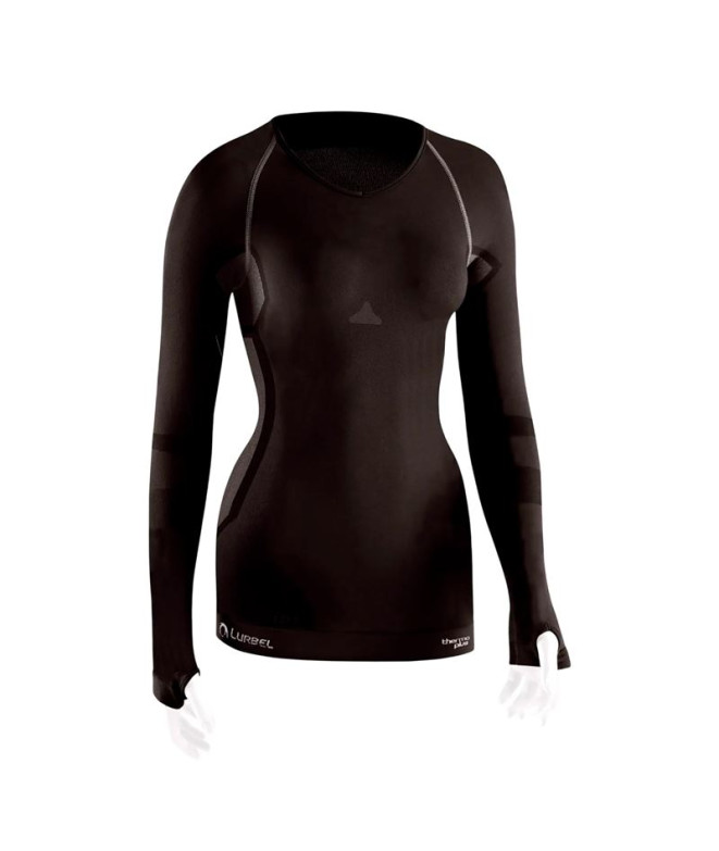 Camiseta de Running Lurbel Cristallo Neutral Long Sleeves W Mujer Marengo