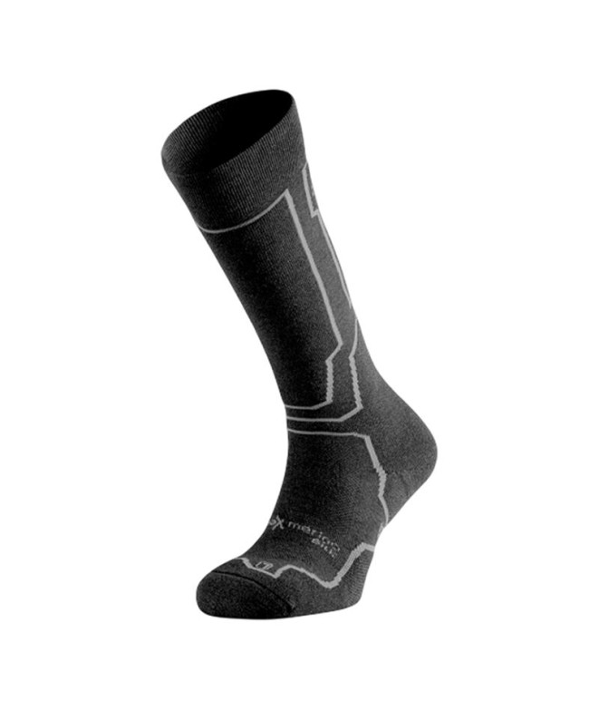 Calcetines de Running Lurbel Peak Silk Six Marengo/Gris Hielo