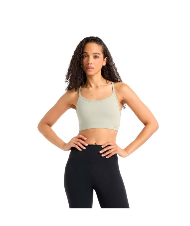 Sujetador deportivo de Fitness New Balance Nb Essential Yoga Bra Ovn Mujer