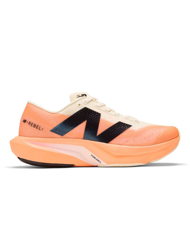 Chaussures de Running New Balance Fuelcell Rebel V4 Femme Hot Mango