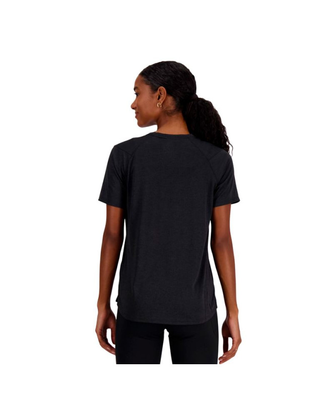 Camiseta New Balance Mulher Atletismo Bkh Blk Heat