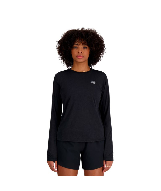 Sweat New Balance Athlétisme Manches longues Femme