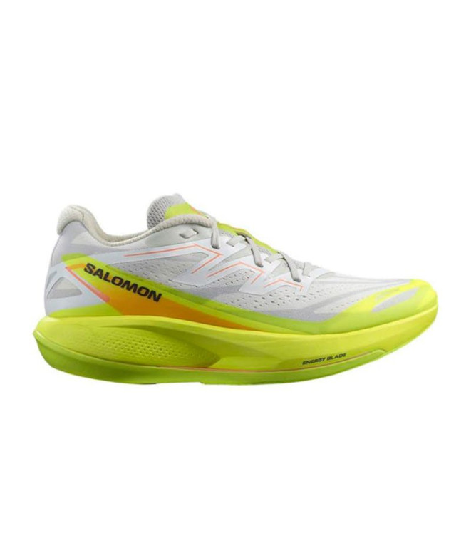 Zapatillas de Running Salomon Phantasm 2 White / Safety Yellow / Metal Hombre