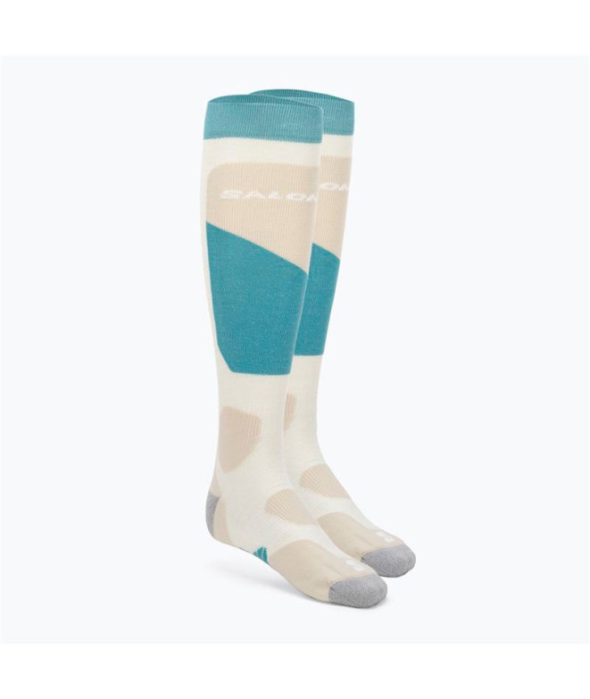 Calcetines de Esquí y Snow Salomon S/Access Egret/Smoke Blue/Rainy Da