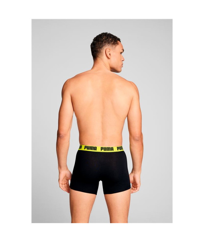 Cuecas Puma Everyday Basic 2P Homem Cinza Amarelo