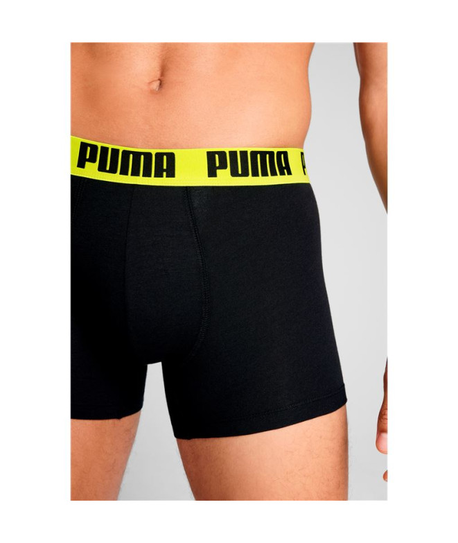 Cuecas Puma Everyday Basic 2P Homem Cinza Amarelo