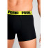 Slip Puma Everyday Basic 2P Homme Gris Jaune