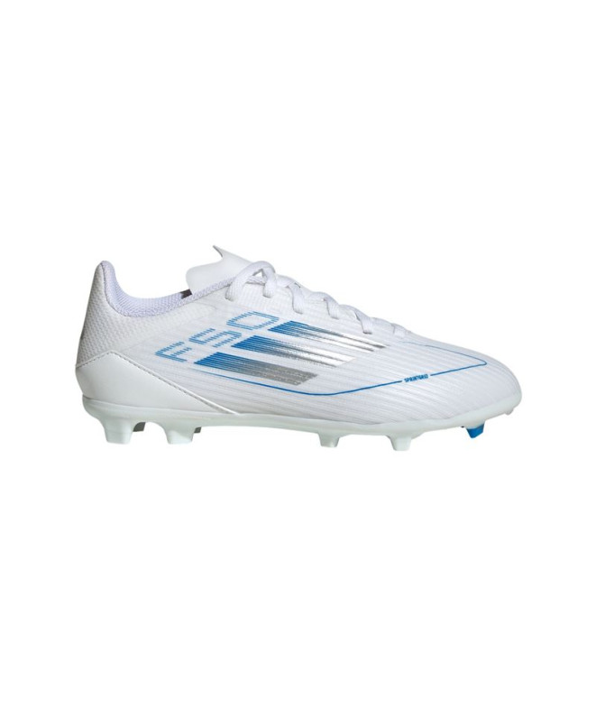 Botas de Fútbol adidas F50 League Fg/Mg Infantil Blanco