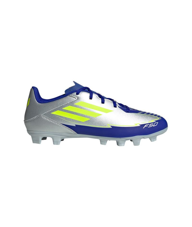 Botas de Futebol adidas F50 Club Fg/Mg Messi Prata