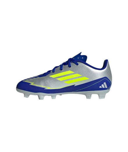 Bottes de Football adidas F50 Club Fg/Mg Messi Enfant Argent 2