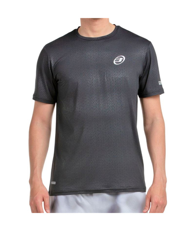 Camiseta de Padel Bullpadel Mofero Hombre Negro