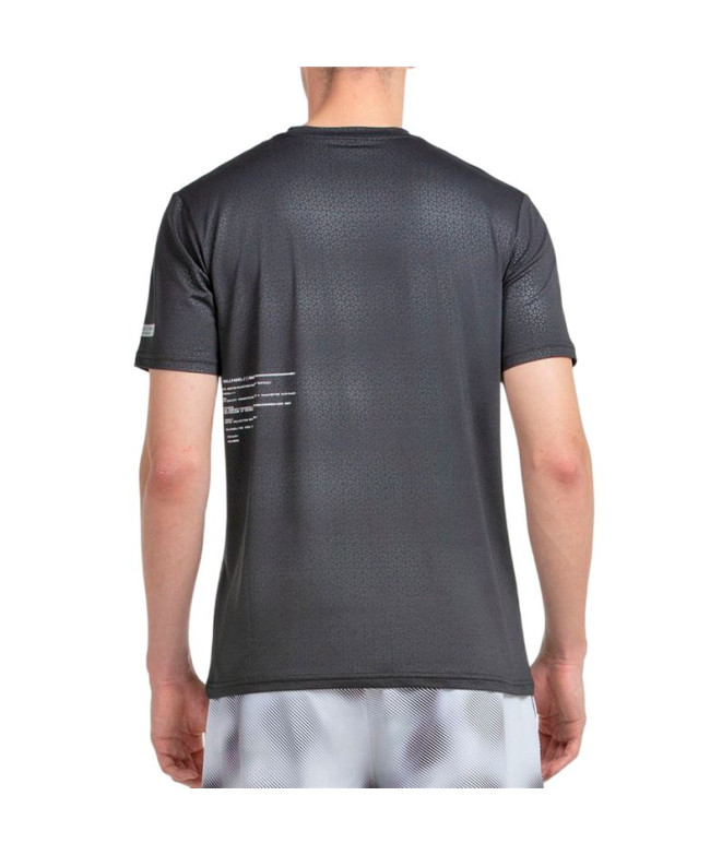 Camiseta de Padel Bullpadel Mofero Hombre Negro