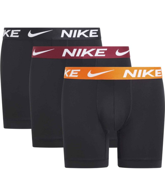 Cuecas Nike Boxer Brief Homem Preto/Laranja Pack