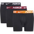 Cuecas Nike Boxer Brief Homem Preto/Laranja Pack