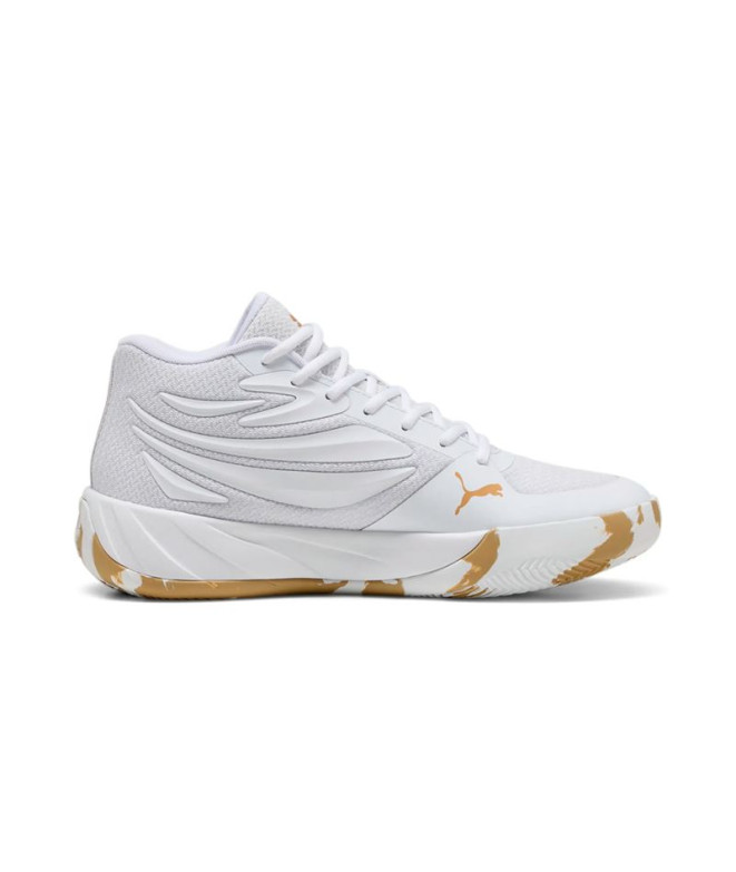 Zapatillas de Baloncesto Puma Court Pro Marble Hombre Blanco