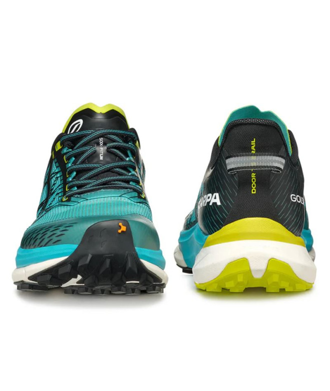 Sapatilhas de Trail Scarpa Golden Gate 2 Azul-Lima