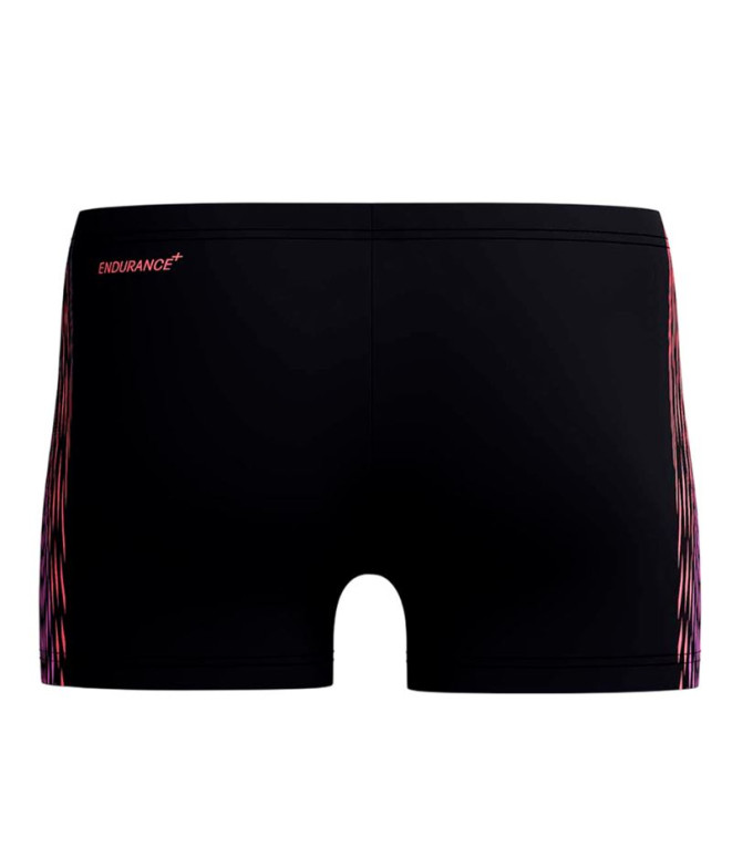 Bañador Speedo Tech Panel Aquashort Hombre Negro/Coral Sands