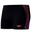 Fato de banho Speedo Tech Panel Aquashort Homem Preto/Coral Sands
