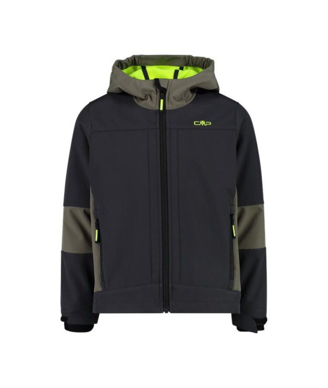 Veste de Montagne CMP Fix Enfant Antracite-Olive